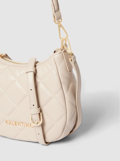 VALENTINO BAGS Torba hobo z pikowaniem model ‘OCARINA’ Écru 2