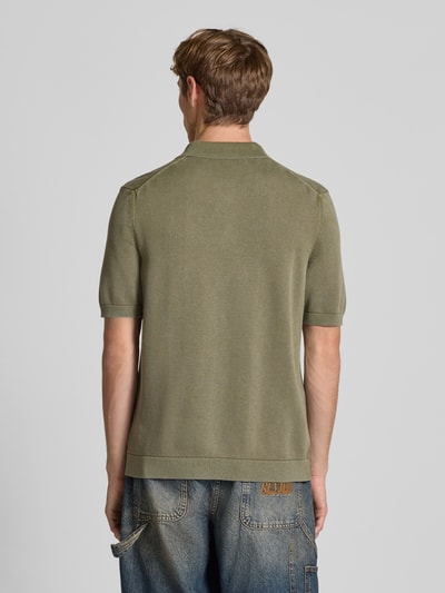 Marc O'Polo Denim Koszulka polo o kroju Regular Fit z czystej bawełny Oliwkowy 5