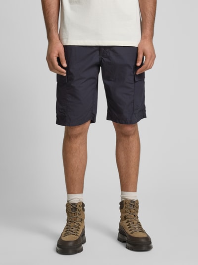 camel active Regular fit bermuda met cargozakken Marineblauw - 4