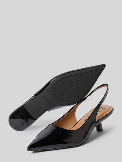 BIANCO Pumps mit offener Ferse Black 4