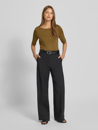 Christian Berg Woman T-Shirt mit Rundhalsausschnitt und 1/2-Arm Khaki 1