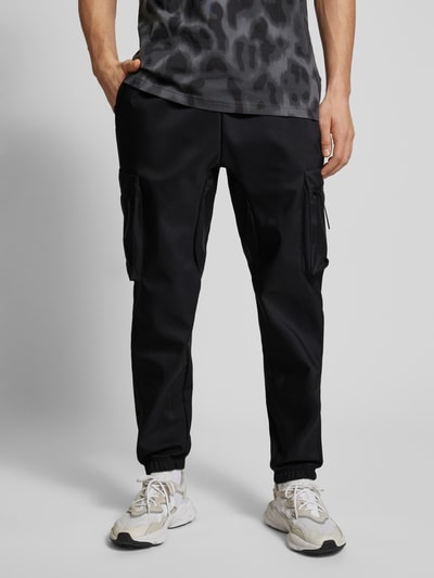 ADIDAS SPORTSWEAR Tapered Fit Cargohose mit Tunnelzug Black 4