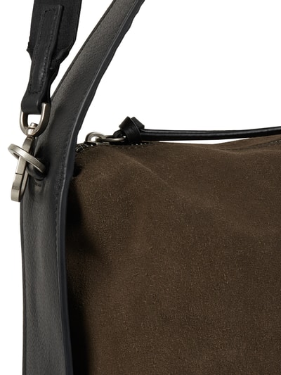 LIEBESKIND BERLIN Hobo Bag aus Leder Modell 'Turlington' Dunkelgrau 5