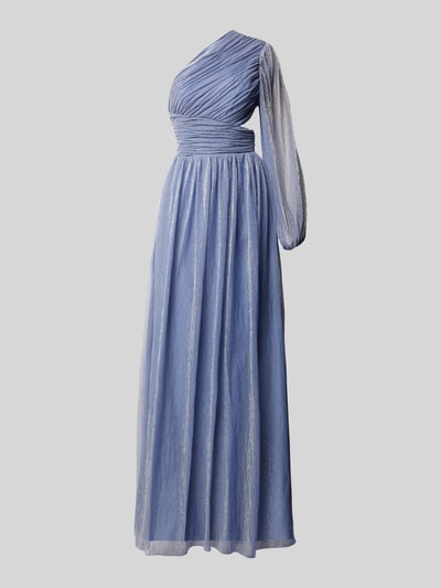 Unique Abendkleid mit seitlichem Cut Out Hellblau 2