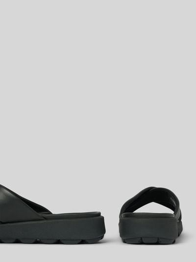 Geox Slides aus echtem Leder Modell 'SPHERICA' Black 2