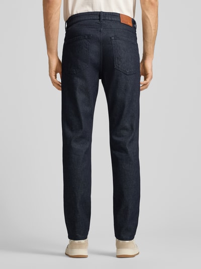 BOSS Orange Jeansy o kroju regular fit w 5 kieszeni model "Re.Maine" Ciemnoniebieski 5