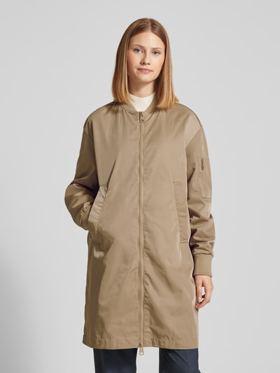 Jake*s Casual Jas met tweewegritssluiting Taupe - 4