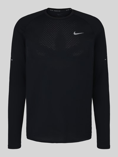 Nike Training Regular Fit Sport-Langarmshirt mit Logo-Detail Black 2
