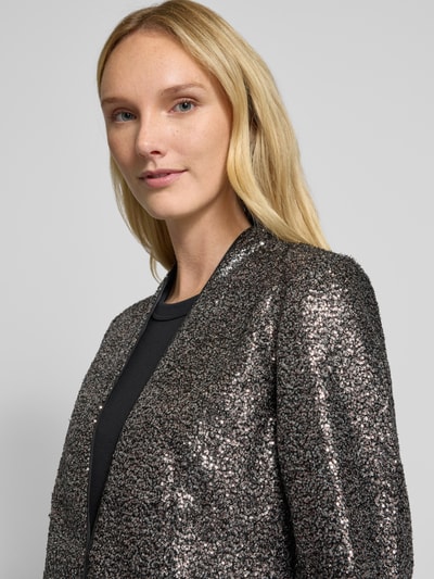 comma Blazer mit Paillettenbesatz Silber 3