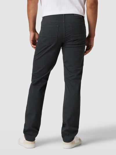 Brax Broek met viscose in 5-pocketmodel, model 'CADIZ' Antraciet - 5