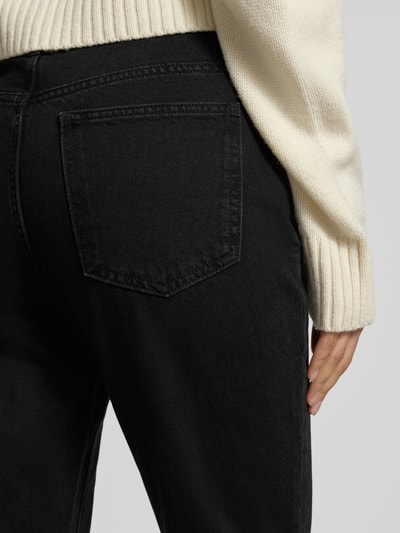 MANGO Straight Fit Jeans mit 5-Pocket-Design Modell 'MATILDA' Anthrazit 3