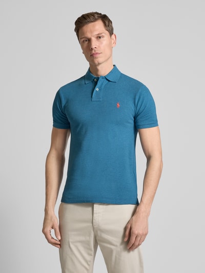 Polo Ralph Lauren Poloshirt mit Label-Stitching Marine 4