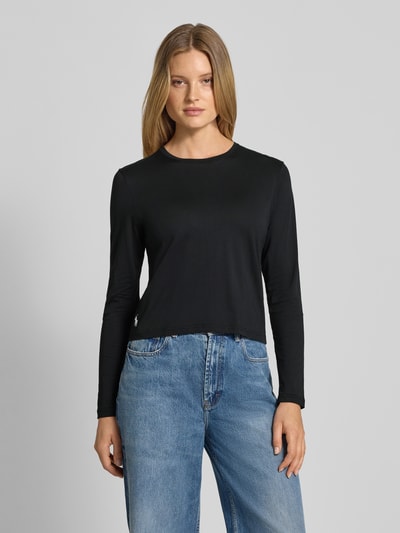 Polo Ralph Lauren Regular fit shirt met lange mouwen van een mix van katoen en modal Zwart - 4