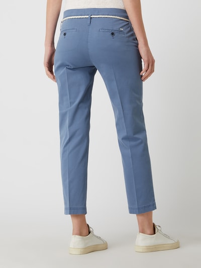 Brax Cropped Chino aus Baumwolle Modell 'Mel' Blau 5