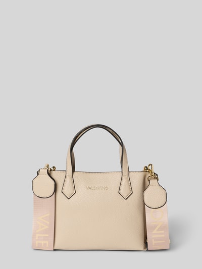 VALENTINO BAGS Torebka z detalem z logo Écru 1