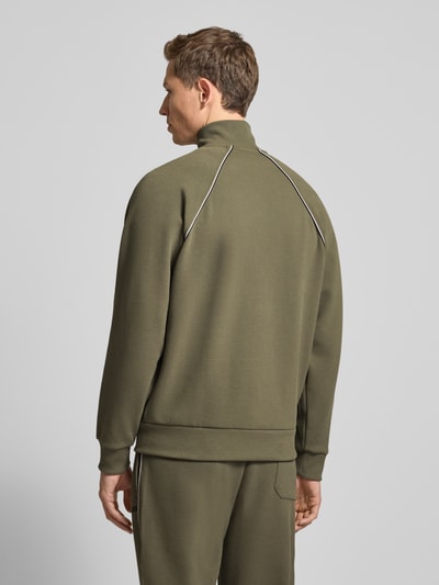 BOSS Green Regular fit sweatpak van katoenmix, model 'TRACKSUIT SET' Beige - 5