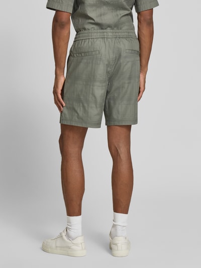BOSS Orange Tapered Chinoshorts aus reiner Baumwolle Modell 'SANDREW_6_SHORTS' Oliv 5