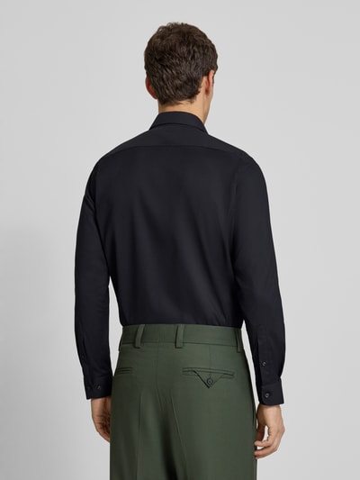 Christian Berg Men Regular Fit Business-Hemd mit Kentkragen Black 5