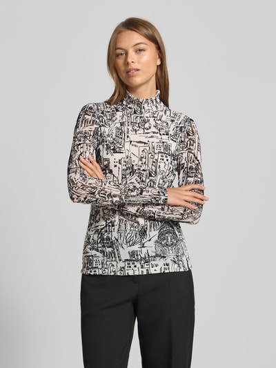 Marc Cain Longsleeve mit Stehkragen Sand 4