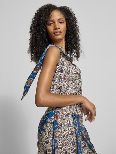 Rabanne Top mit Ketten-Detail Ecru 3