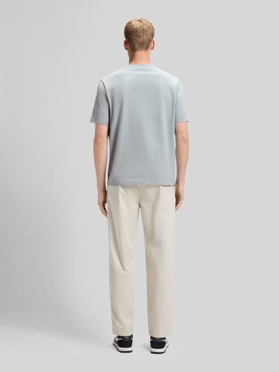 BOSS Orange Relaxed Fit T-Shirt aus reiner Baumwolle Modell 'TCHUP' Eisblau 5