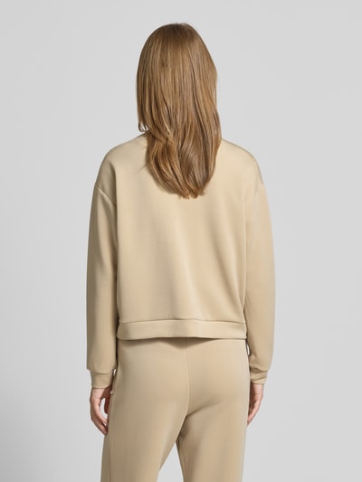 Scotch & Soda Sweatshirt mit Stehkragen Sand 5