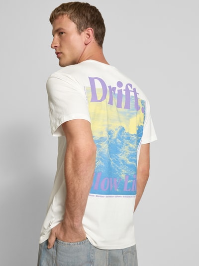 Only & Sons Regular fit T-shirt van puur katoen, model 'KYE' Wit - 3