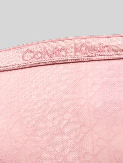 Calvin Klein Underwear String mit Logo-Muster Rose 2