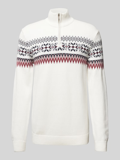 MCNEAL Gebreide pullover met opstaande kraag Offwhite - 2