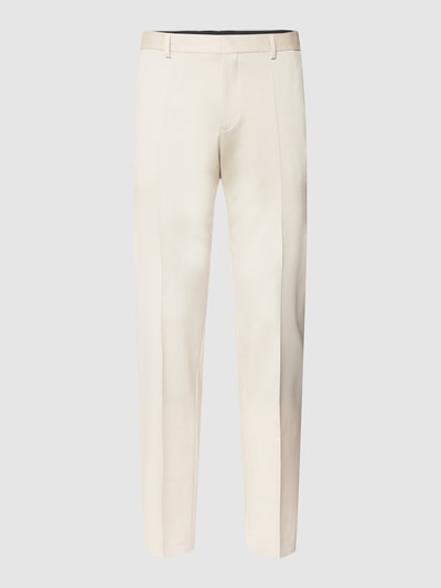 BOSS Pantalon met persplooien, model 'Genius' Beige - 2