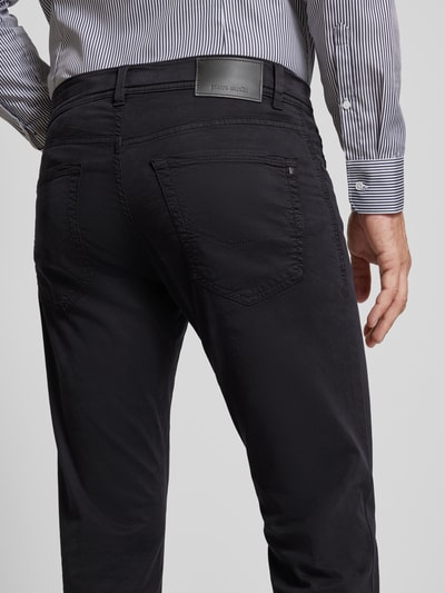 Pierre Cardin Stoffen broek met 5-pocketmodel, model 'Lyon' Zwart - 3