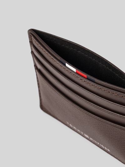 Tommy Hilfiger Pasjeshouder van runderleer Donkerbruin - 3