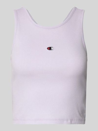 CHAMPION Fitted Fit Crop Top mit Label-Stitching Lavender 2