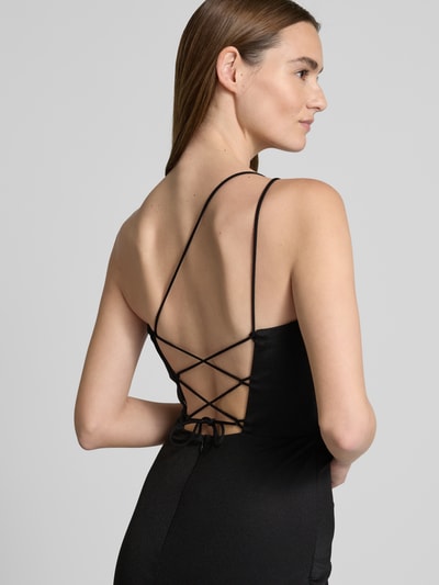 Laona Abendkleid mit One-Shoulder-Träger Black 3