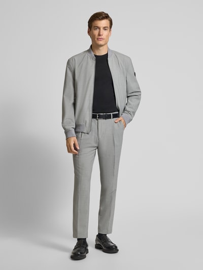 JOOP! Collection Stoffhose mit elastischem Bund Modell 'Lester' Hellgrau 1