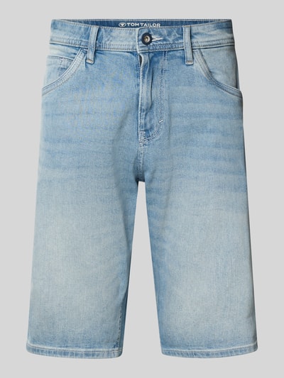 Tom Tailor Slim Fit Jeansshorts aus Baumwoll-Mix Modell 'JOSH' Hellblau 2