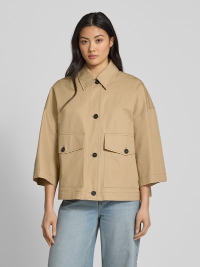 DRYKORN Jacke mit Umlegekragen Modell 'PODINGTON' Camel 4