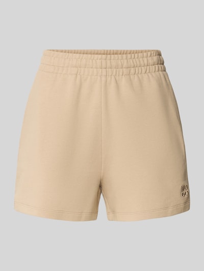 HUGO Relaxed Fit Shorts aus reiner Baumwolle Modell 'NINOSTA-2' Beige 2