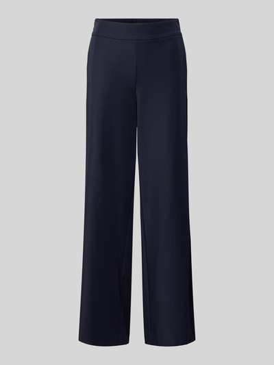 comma Stoffen broek met elastische band Donkerblauw - 2