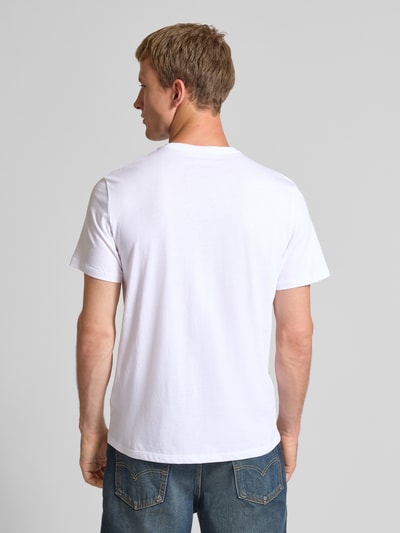 Calvin Klein Jeans Regular fit T-shirt met logoprint, model 'Class' Wit - 5