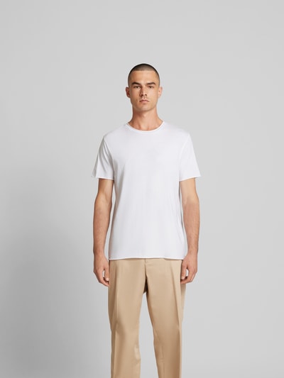 Filippa K T-Shirt mit Rundhalsausschnitt Weiss 4