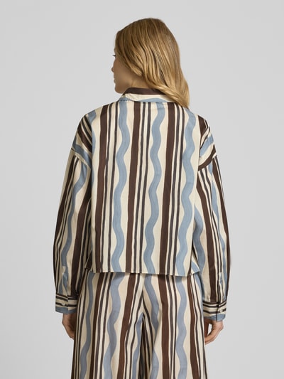 Weekend Max Mara Regular fit blouse met overhemdkraag, model 'RAGTIME' Lichtblauw - 5