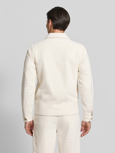 Casual Friday Hemdjacke mit Eingrifftaschen Modell 'HOLMDRUP' Offwhite 5