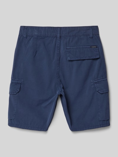 Garcia Bermudas in unifarbenem Design Blau 3