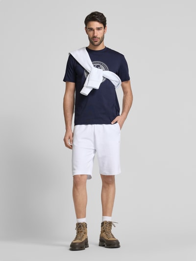 Napapijri T-Shirt mit Label-Print Marine 1