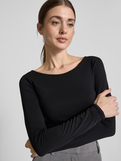 Marc Cain Longsleeve met ronde hals Zwart - 3