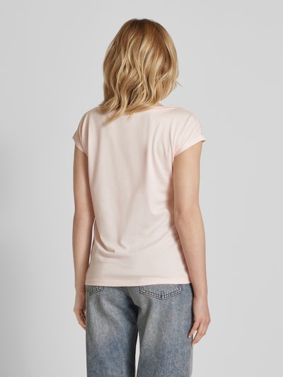 Lauren Ralph Lauren T-Shirt mit U-Boot-Ausschnitt Modell 'GRIETA' Pink 5