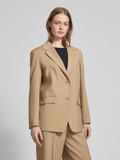 Weekend Max Mara Blazer mit Reverskragen Modell 'MATERIA' Camel 4