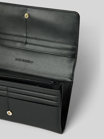 VALENTINO BAGS Portemonnaie mit Druckknopfverschluss Modell 'ZERO' Black 3