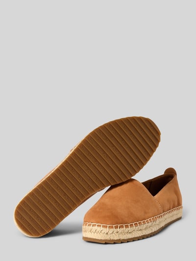 Marc O'Polo Espadrilles van echt leer Cognac - 4